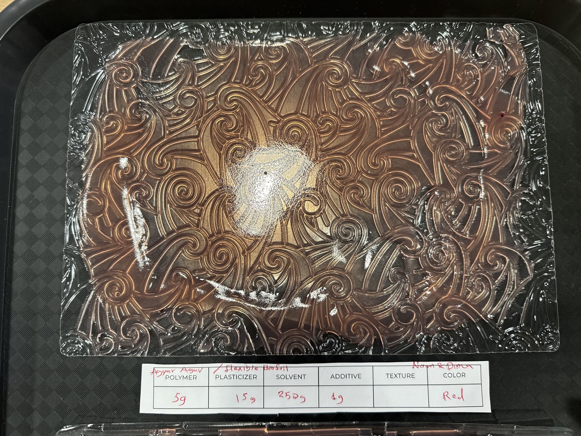 Agar Agar Biofoil Sample 1