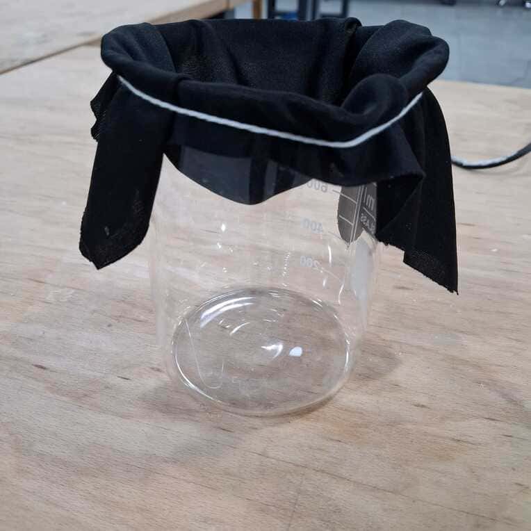 Beaker Straining