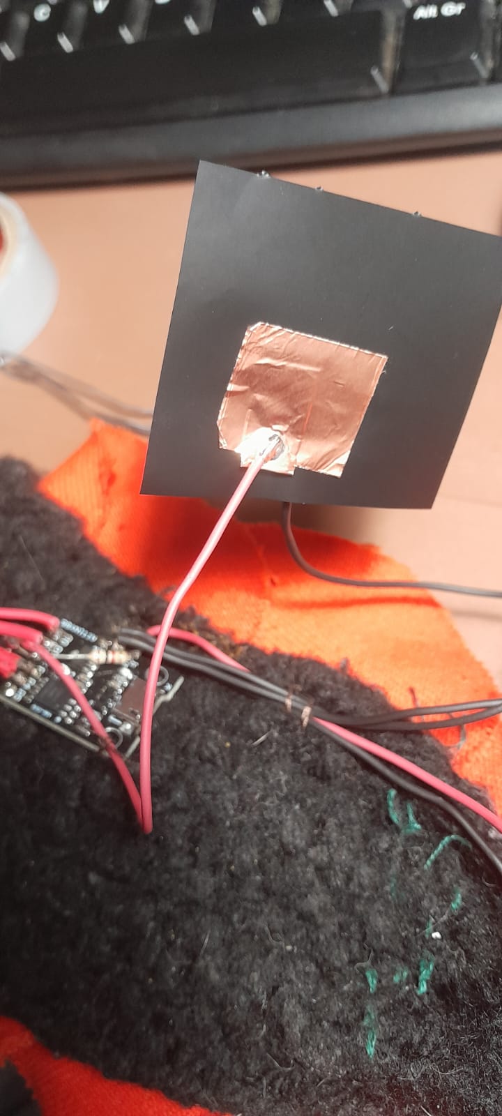 Velostat wiring detail