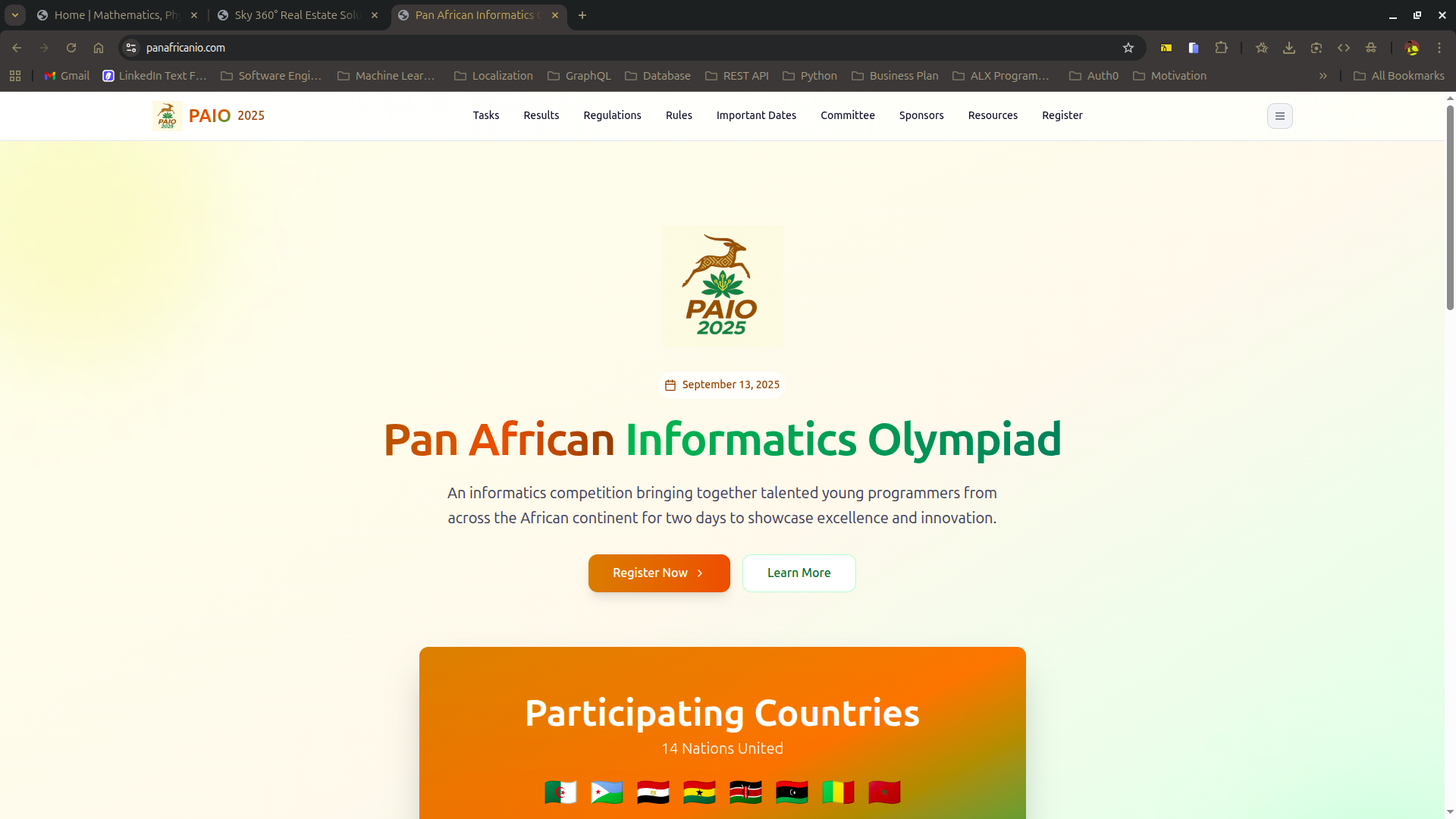 Pan-African Informatics Olympiad Platform