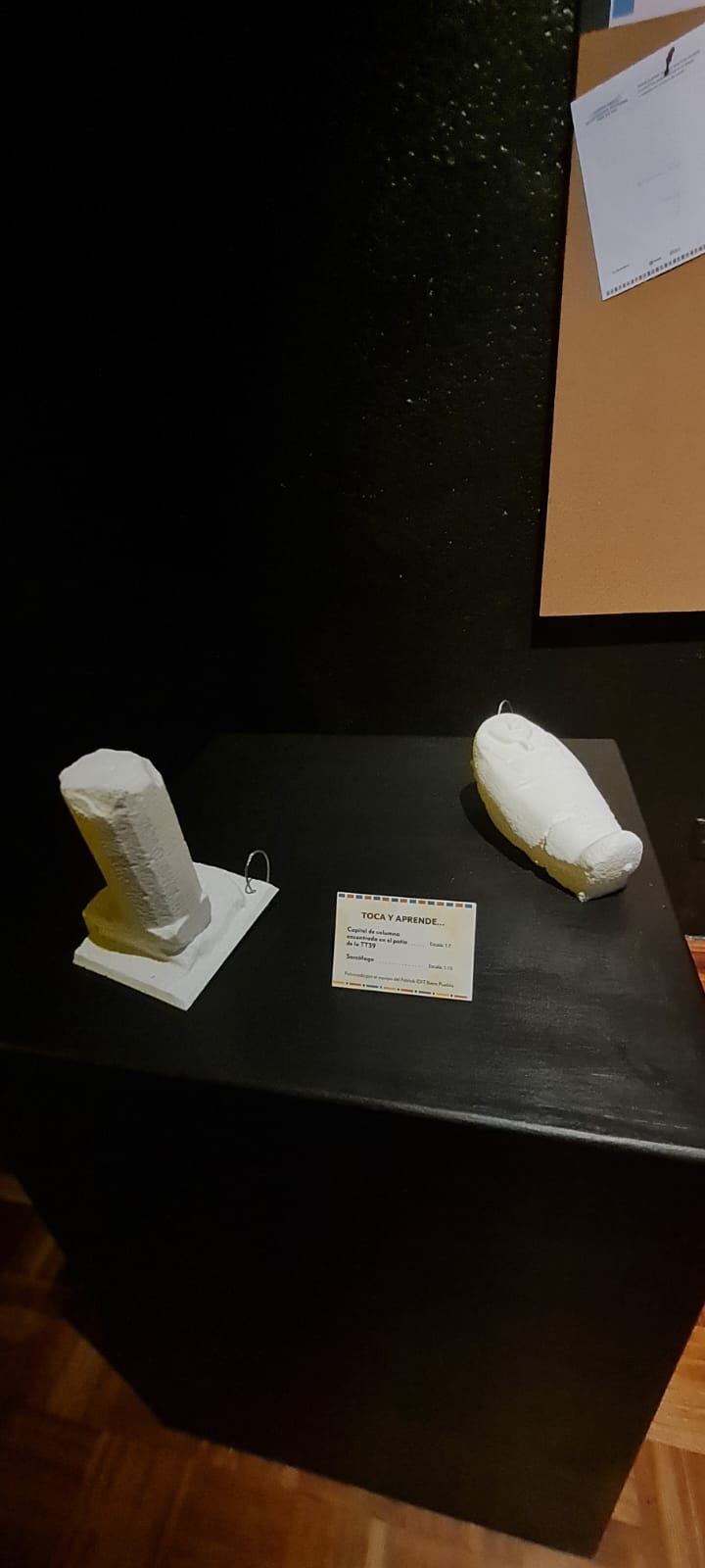 3D prints at the exhibition