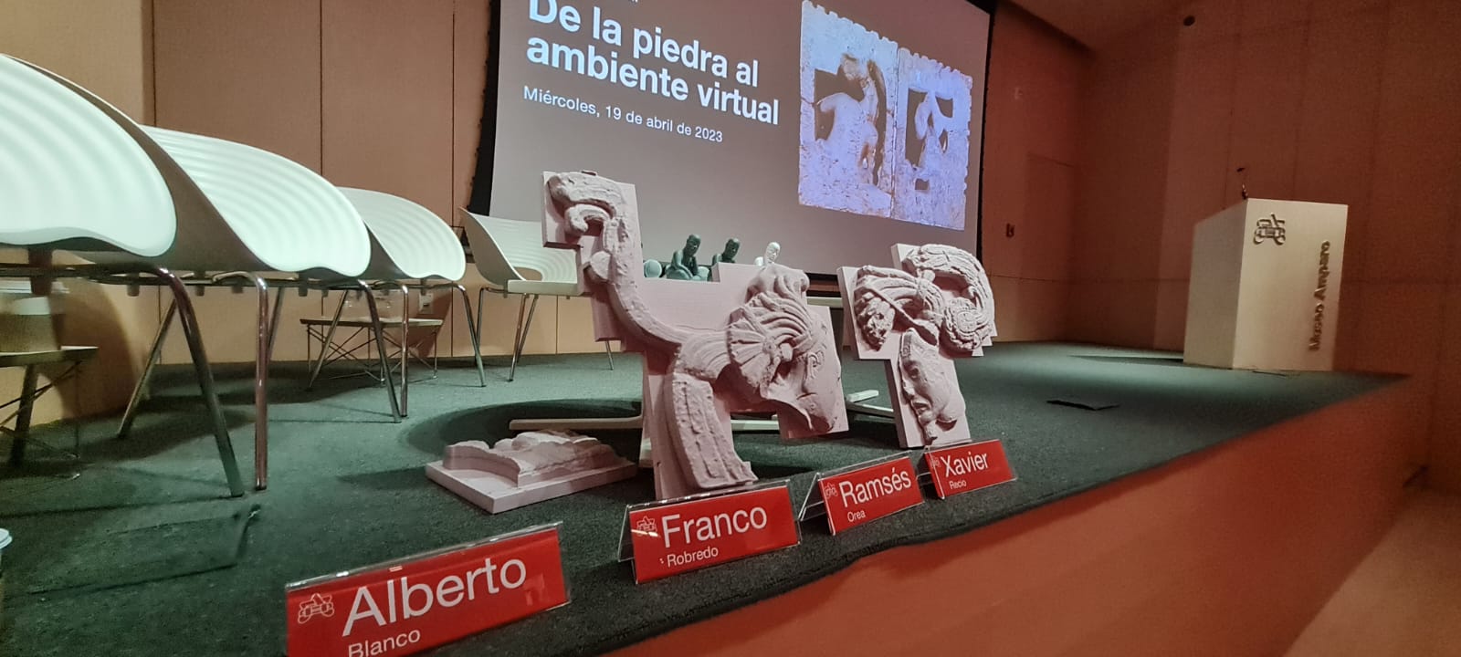 Conference at museo amparo