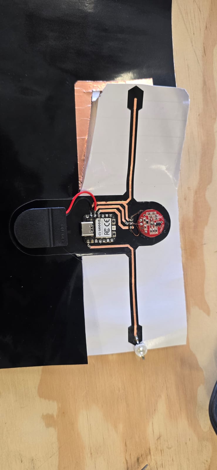 First test soldered