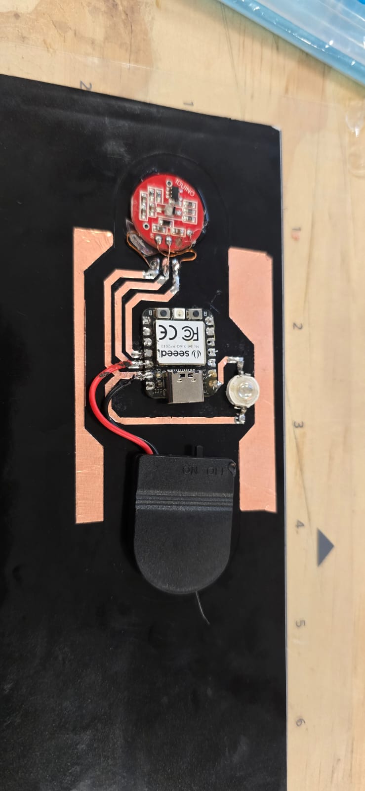 Soldered circuit