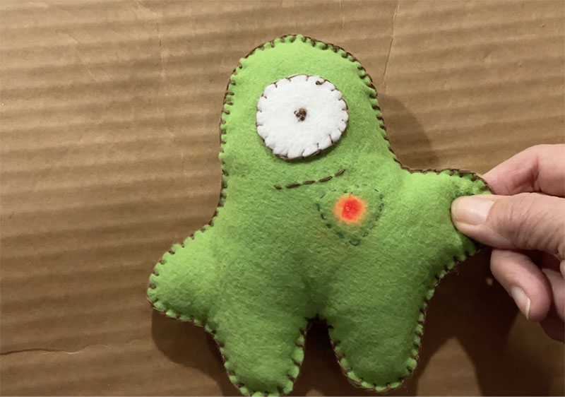 Light-up plushie