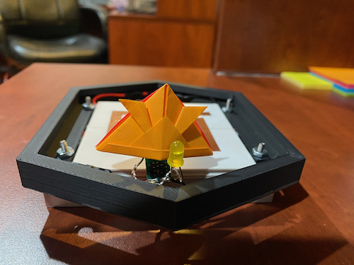 Side view of coaster