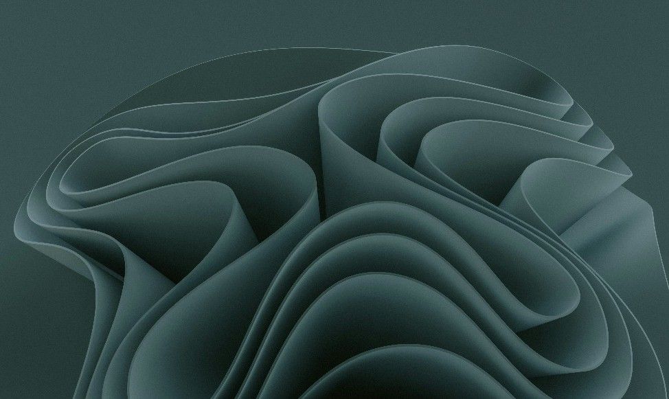 A textile of many fabric layers simulating movement