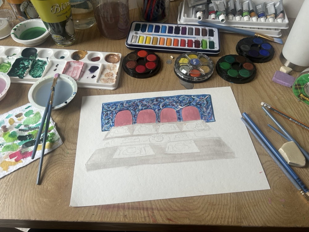 Illustration process for Lo Relativo