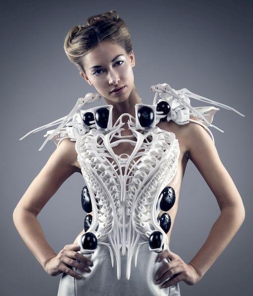 Anouk Wipprecht robotic spider dress