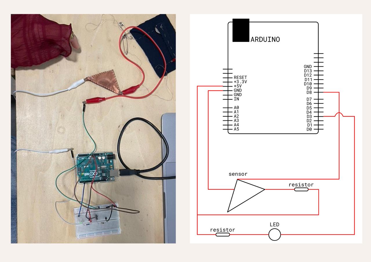 Arduino digital sensor + LED circuit