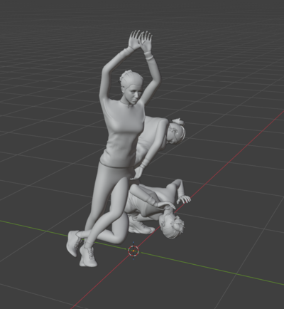 Extracted pose — 3